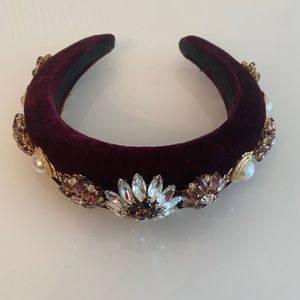 Hand made Crown headband decor Swarovski Crystal